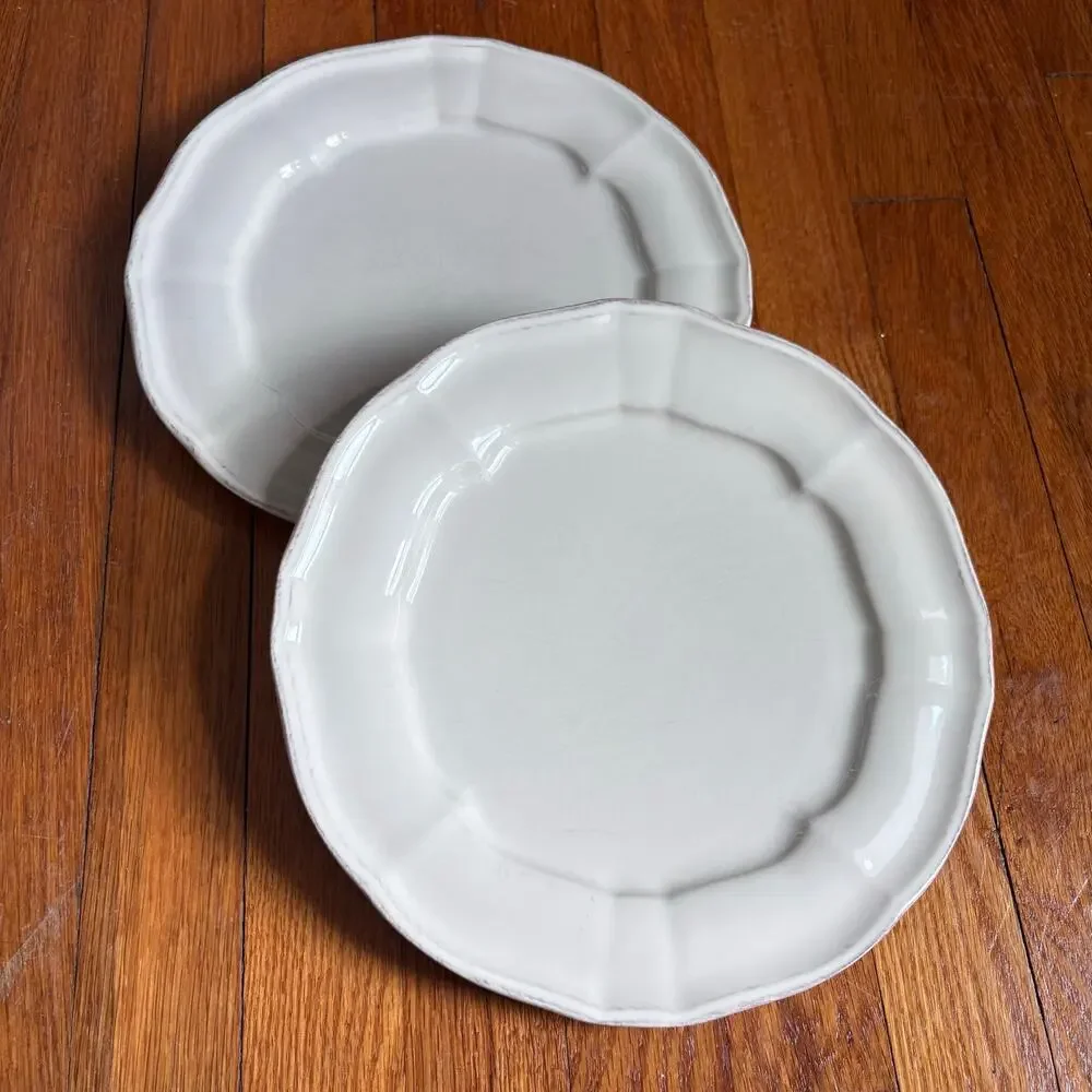 Set of 2 Toscano Cream Noble Excellence Dinner Plates